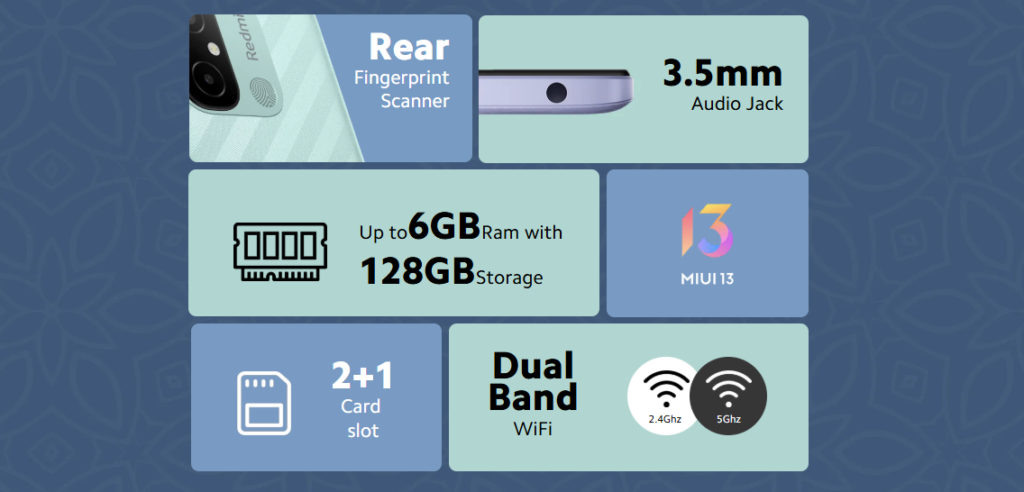 Redmi 12c features