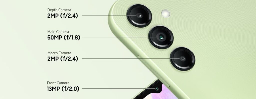 Samsung Galaxy M05 camera